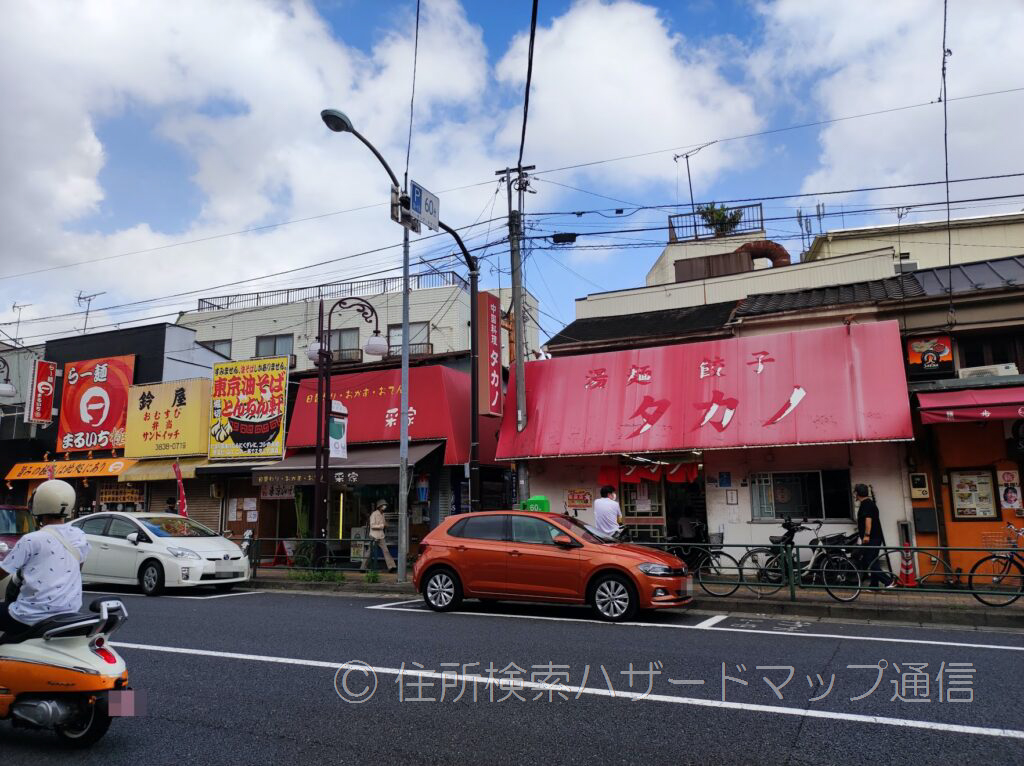 堀切菖蒲園駅前のラーメン店タカノの写真