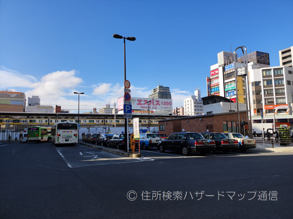 新小岩駅南口のタクシー乗り場の写真
