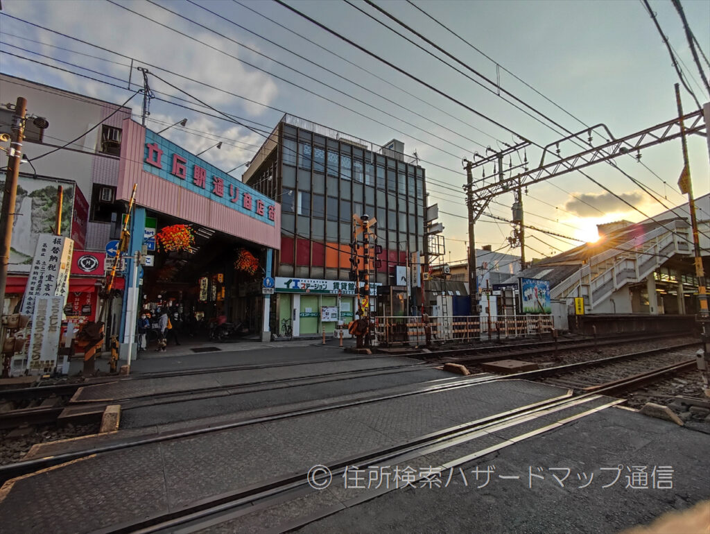 京成立石駅の景色