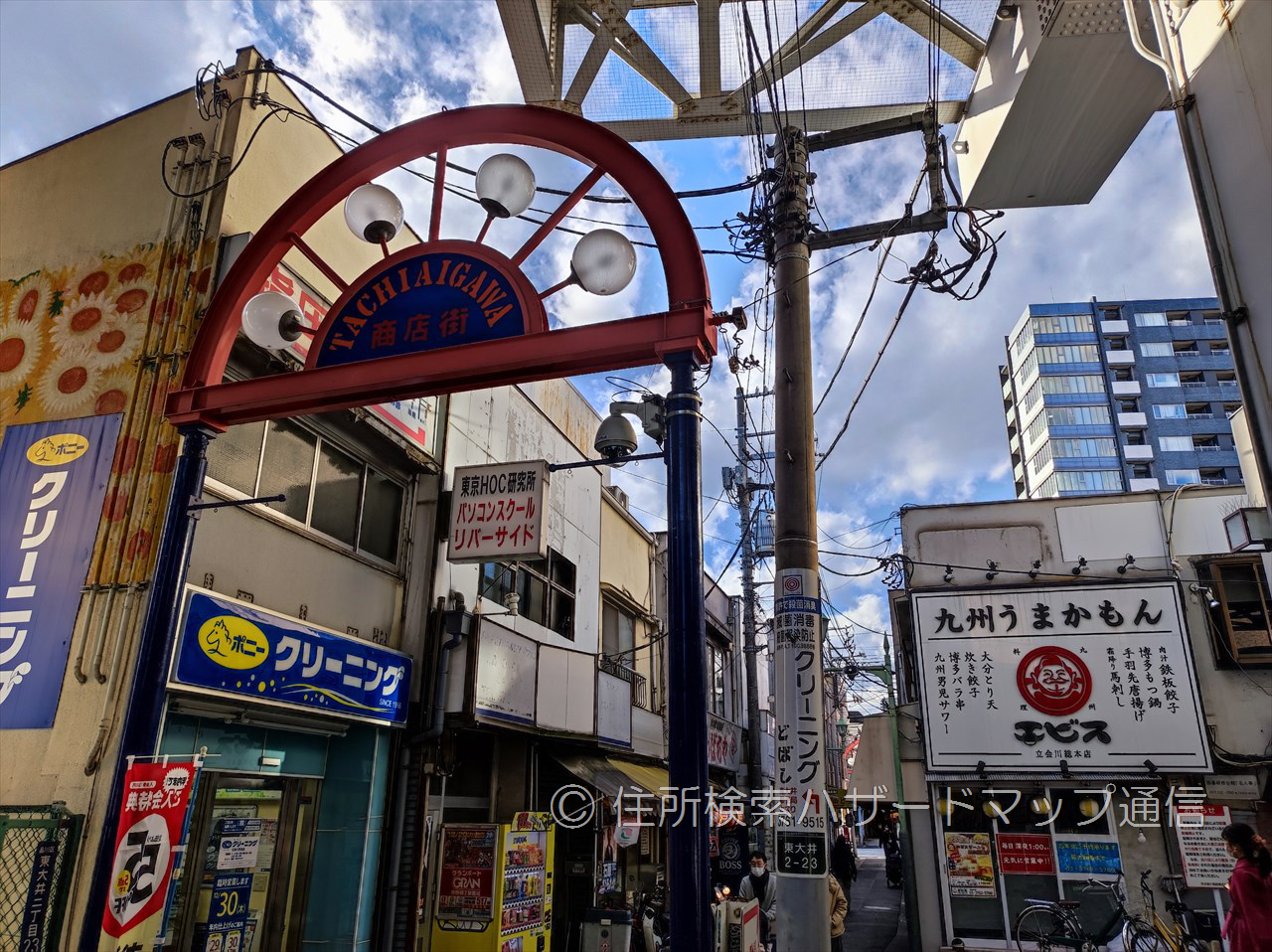 立会川駅周辺の商店街