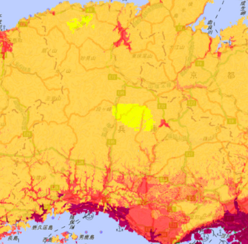 兵庫県の地震危険度ランキング 地震に強い地域はどこ 21年3月公表 住所検索ハザードマップ