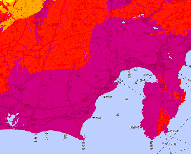 静岡県の地震危険度ランキング 地震に強い地域はどこ 21年3月公表 住所検索ハザードマップ